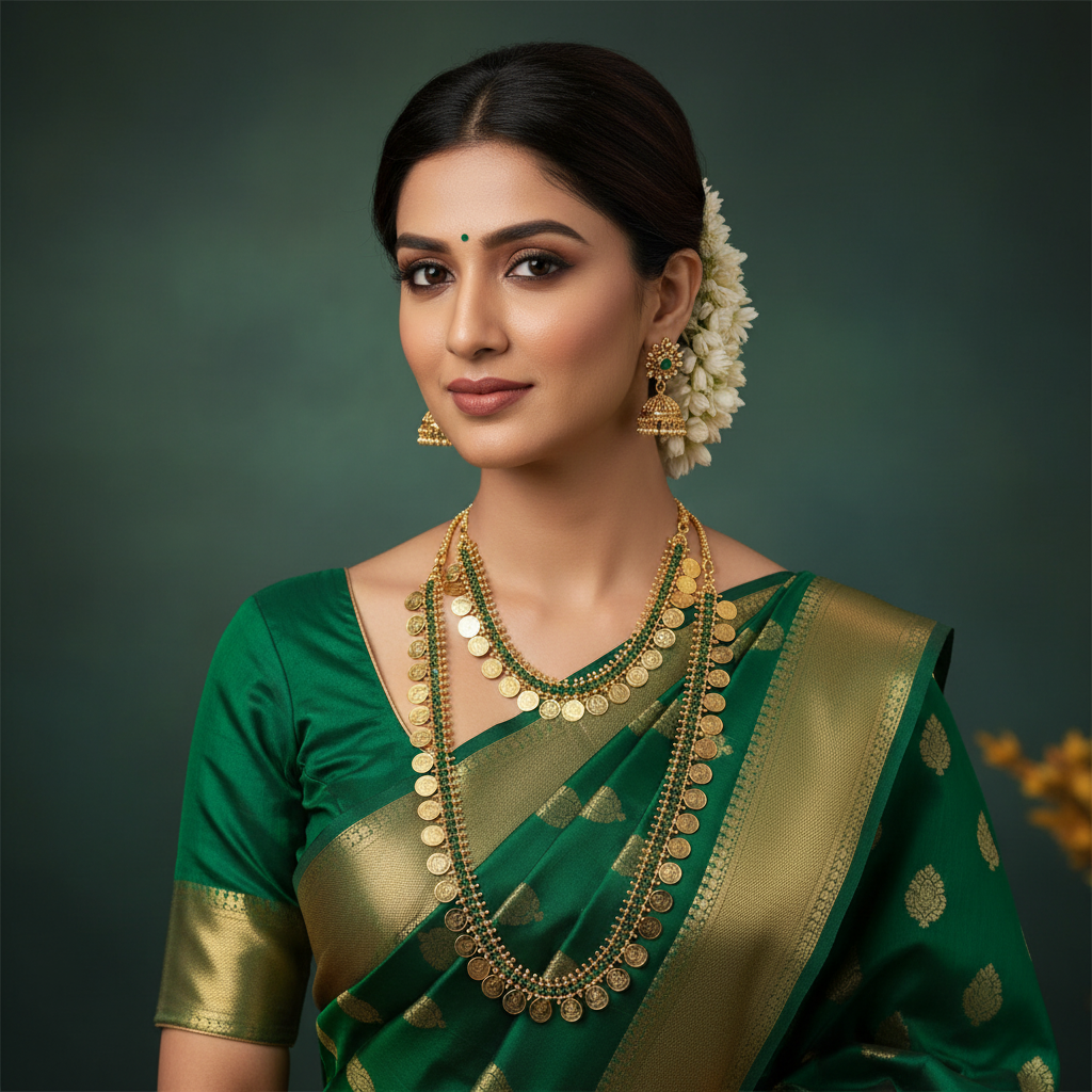 Lakshmi Kasu Gold Finish - BR0069