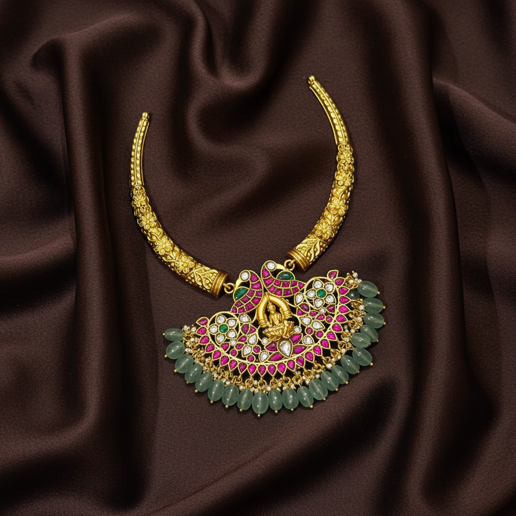Jadau Pendant Kante Sets- KN00655