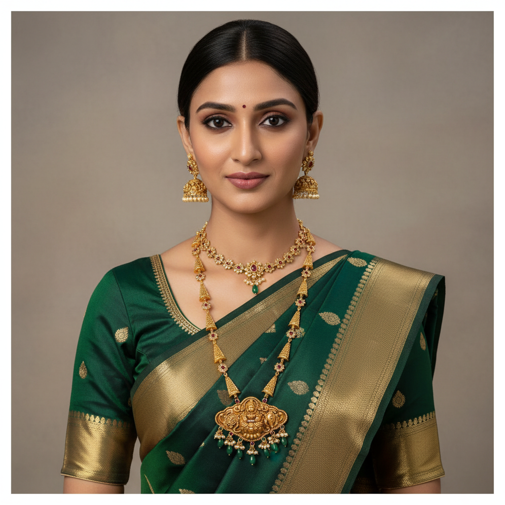Beautiful Lakshmi Bridal Set - BR0048
