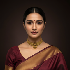Traditional Lakshmi Nakshi necklace - NN00894