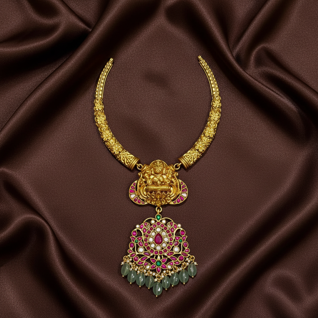 Jadau Gold Replica Kante Set - KN0072
