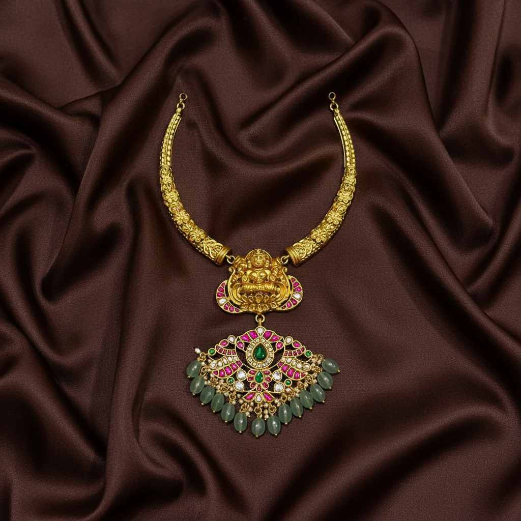 Jadau Gold Replica Kante Set - KN0072