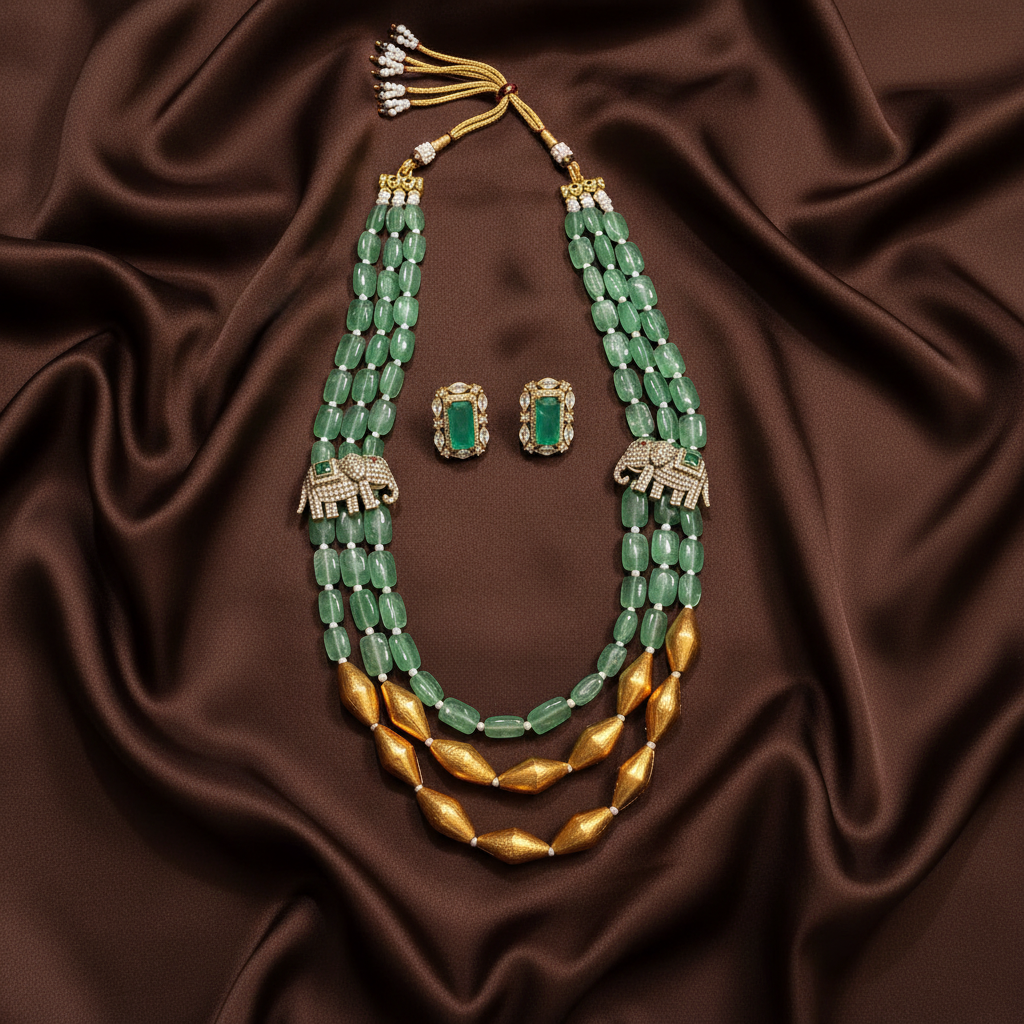 Victorian Elephant beads haram - VH0001