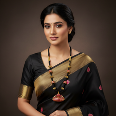 Jadau Vintage Black Dori - BD00162