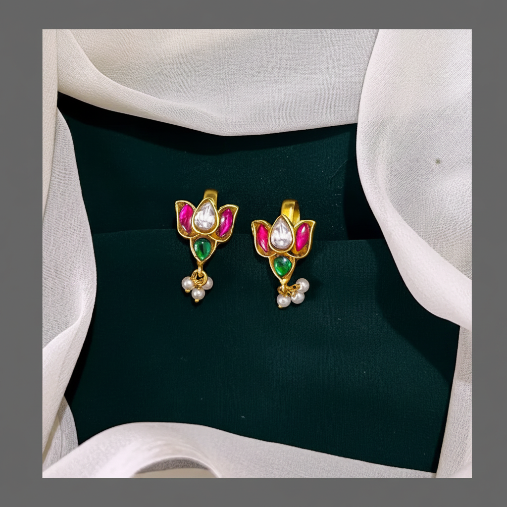 Lotus Bugadi in Kundan - BU0068
