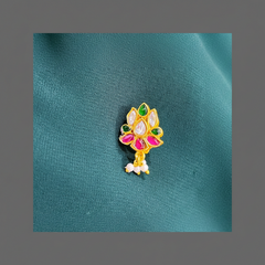 Multi Nose Ring in Kundan - NR009