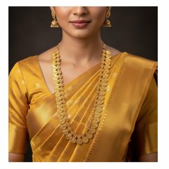 Nakshi Lakshmi Kaasu Long Haram - NH00450