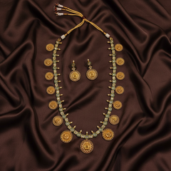 Nakshi Lakshmi Bottu Haram With Kundan Stones - NH00420