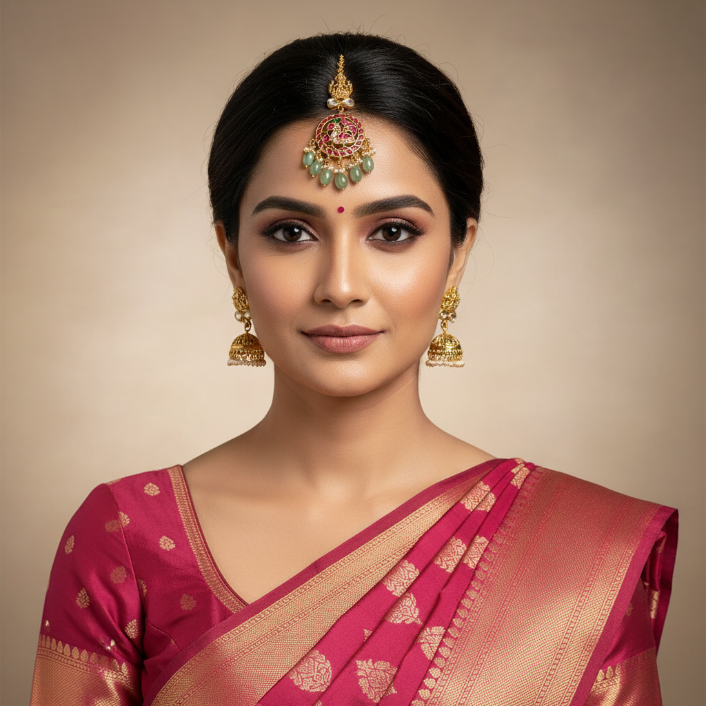 Lakshmi Jadau Tika - HA00244