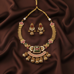 Jadau Kundan Designer Necklace - KN00602