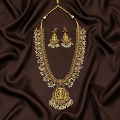 Nakshi Lakshi Rice Pearls Haram - NH00470