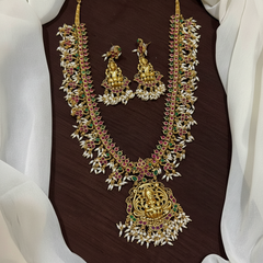 Nakshi Lakshi Rice Pearls Haram - NH00470