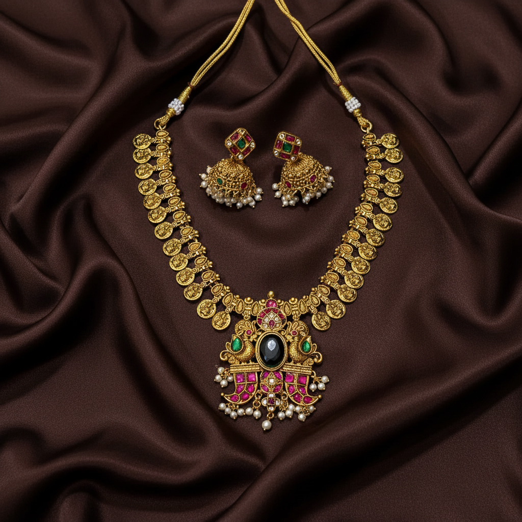 Kasu With Puligoru Pendant - NN00920