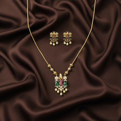 Small Cute Peacock Necklace - NN00908