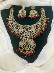 Elegant Victorian Necklace With Pendent - VN0034