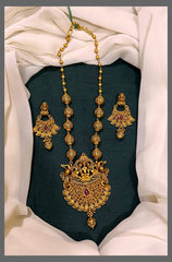 Golden Pearl Haram with Lord Pendent - PB00232