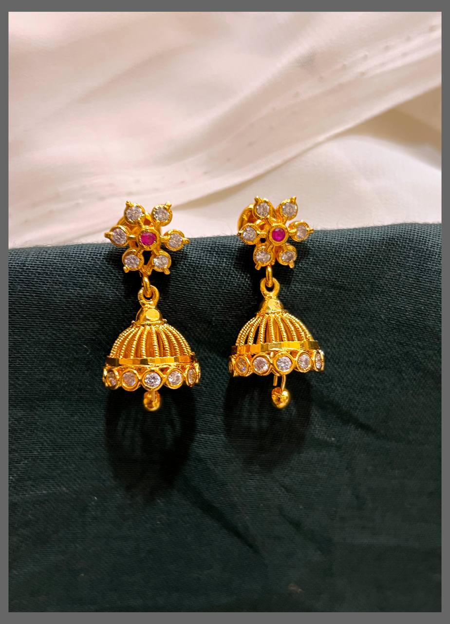 Beautiful Jhumki In Nakshi - NE00555