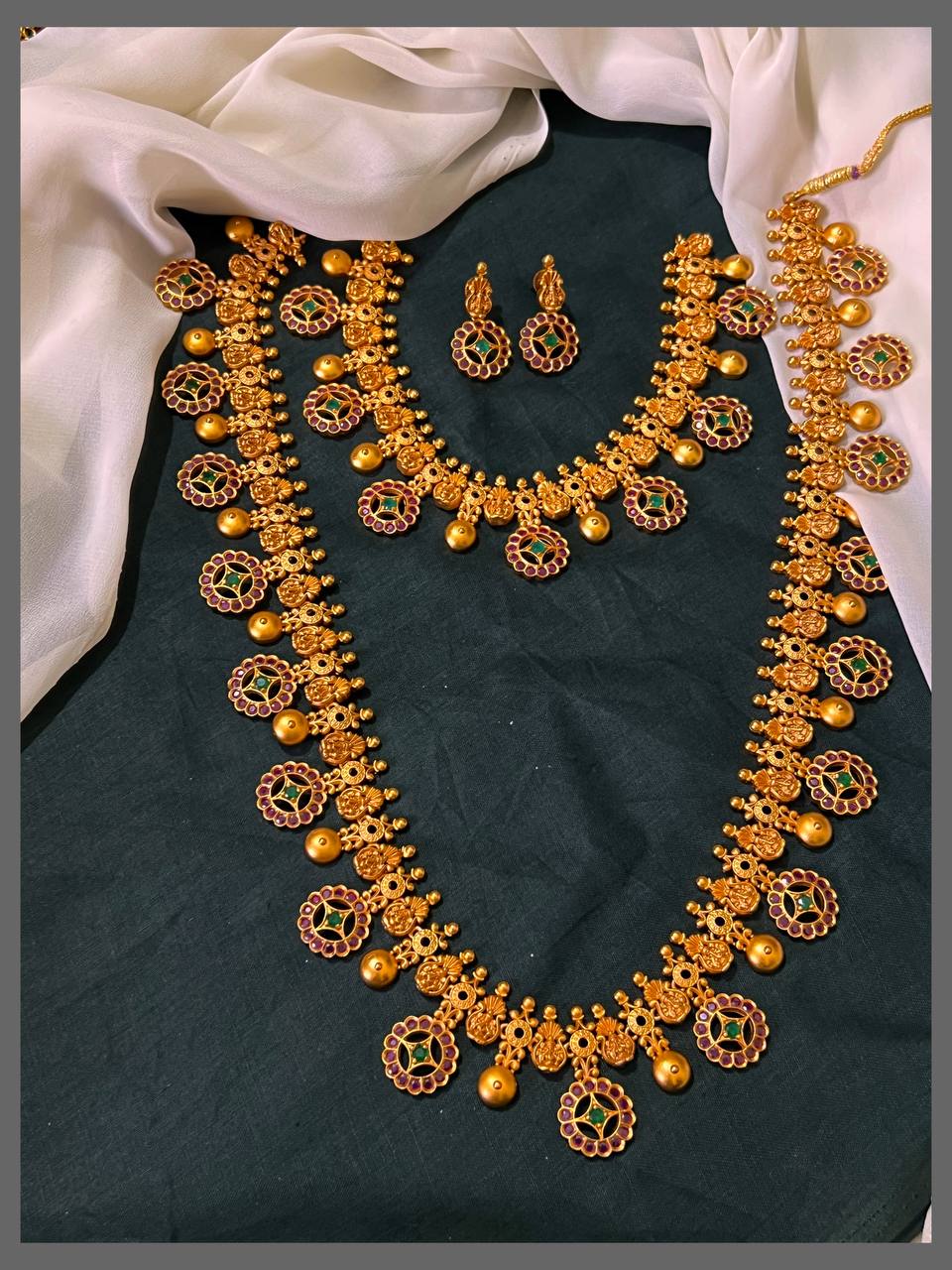 Bottu Mala Bridal Set in Nakshi - BR0044