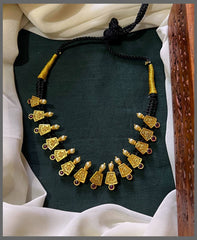 Antique Elegant Black dori Necklace - BD0094
