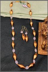 Beautiful Simple Gold Beads Haram - PB00545