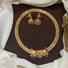 Designer Nanu Chain Front Open With Jhumkis - NN00913