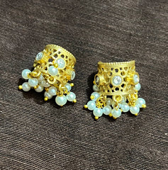 Jadau Round Pattern Bugadi with Pearls - BU0023