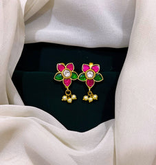 Multi Flower Bugadi in Kundan - BU0035