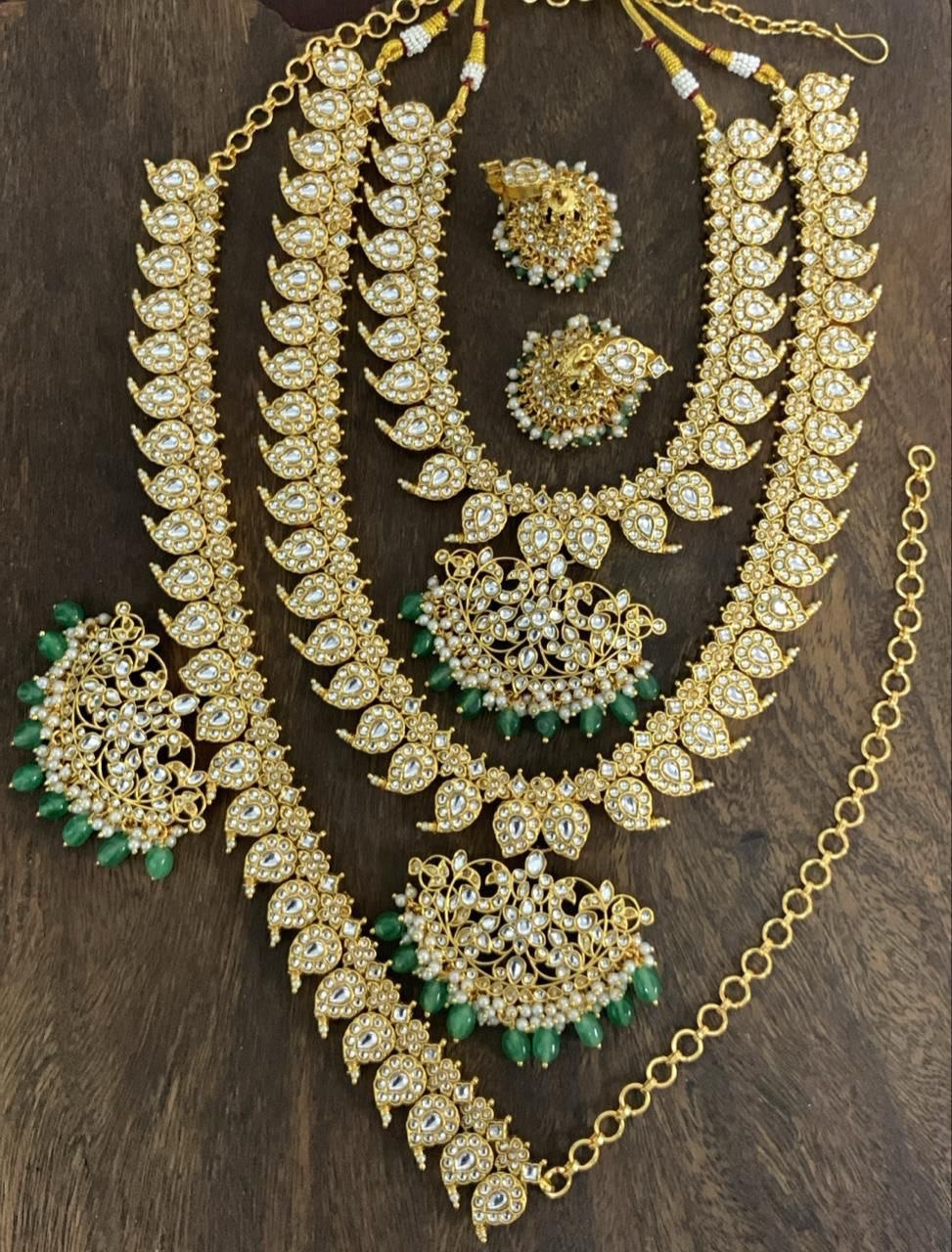 Mango Bridal Combo with Strawberry beads - BC004