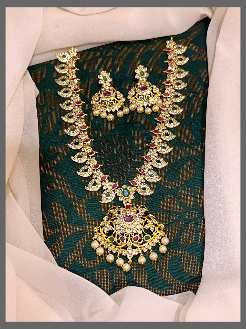 Mango Necklace In Nakshi - NN00320