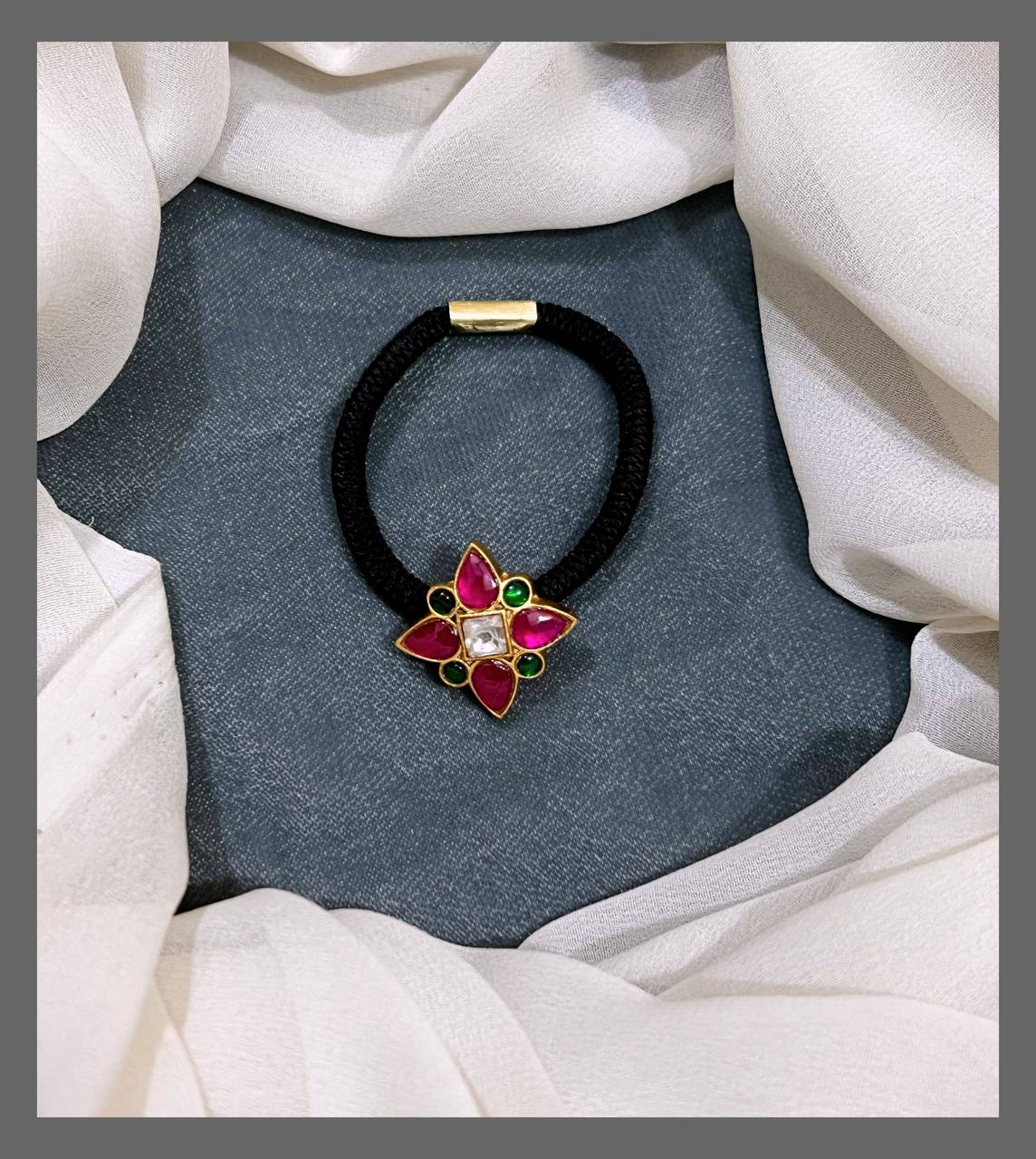 Ruby Flower Hair Band - HA00134