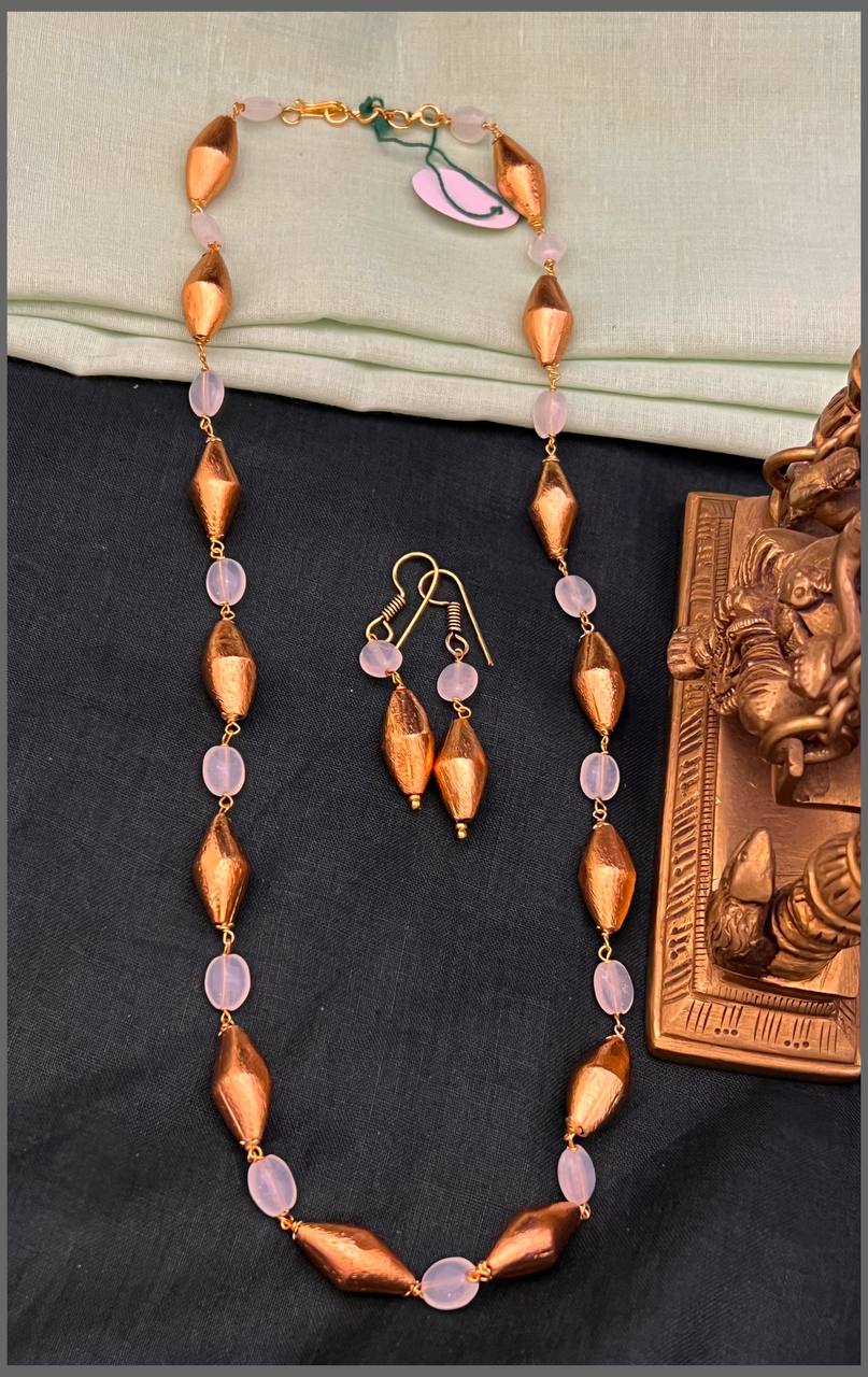 Beautiful Simple Gold Beads Haram - PB00545