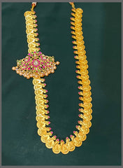 Jadau Side Pendant Kaasu Long Haram - KH006