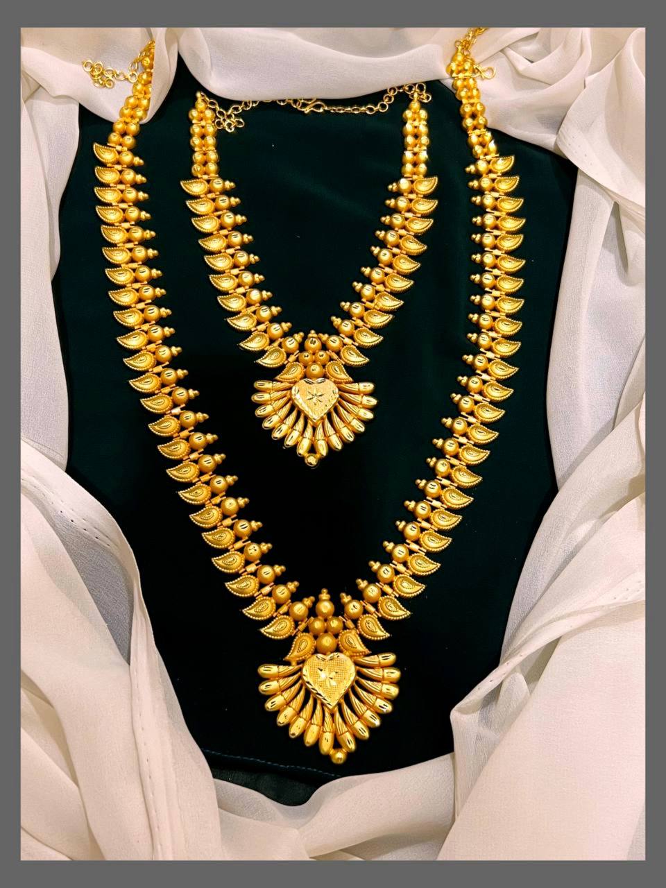 Kerala Design Mango Bridal Set - BR0039