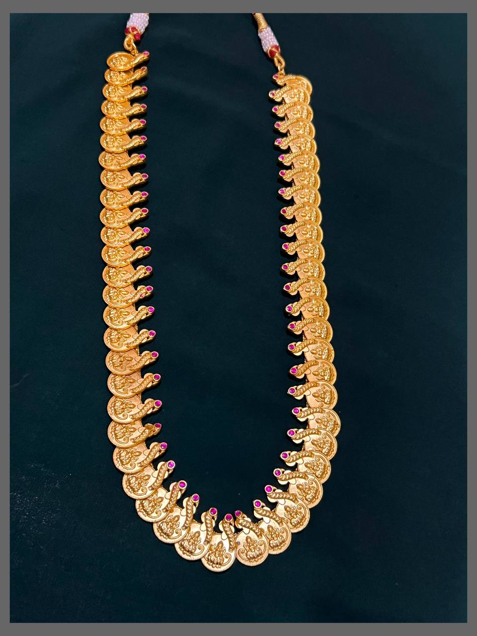 Jadau Kaasu Gold Replica Haram - KH0093