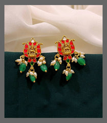 Beautiful Lakshmi Earring In Nkashi - NE00586