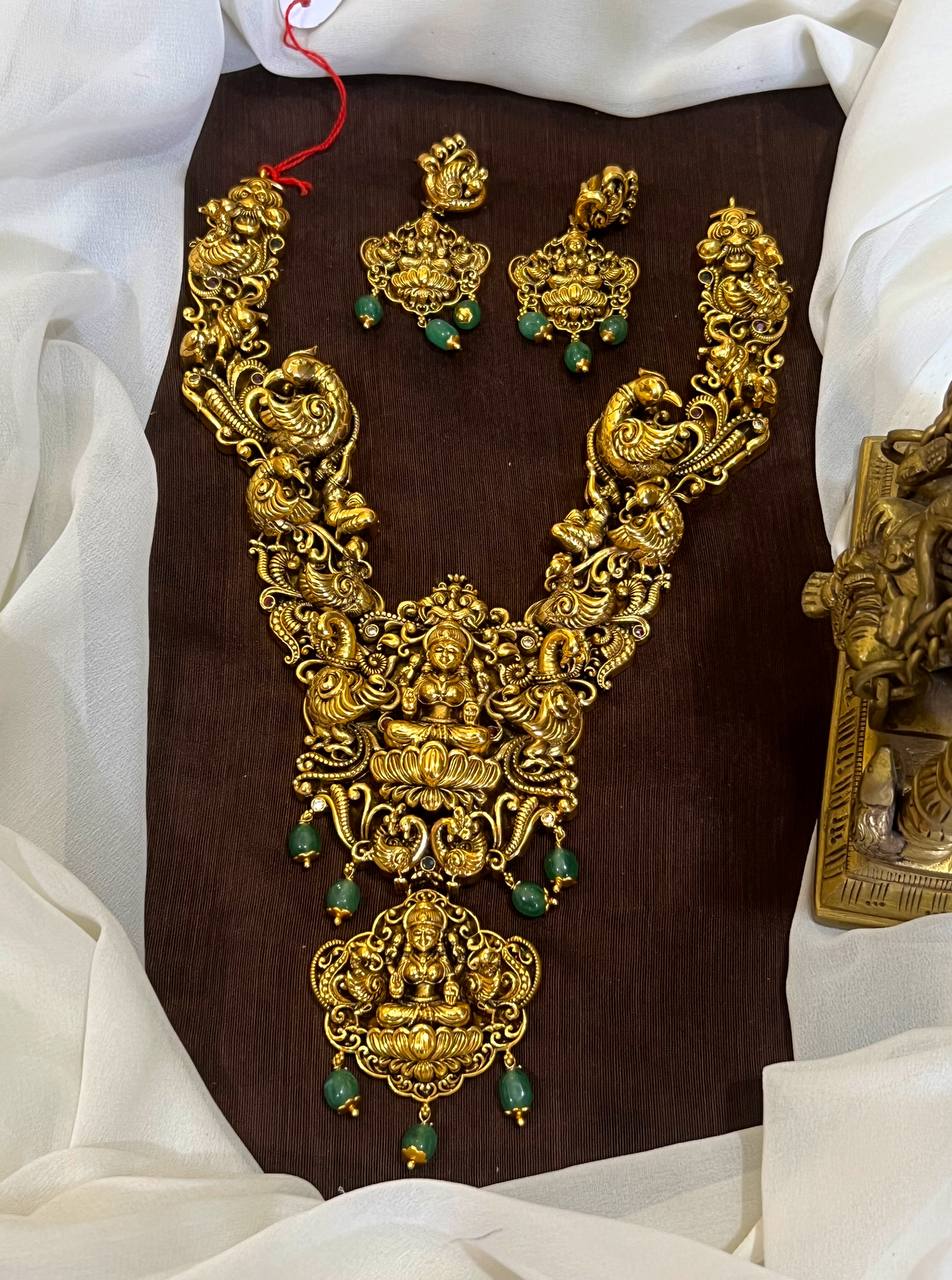 Lord Lakshmi pendent in Nakshi Haram - NH0029