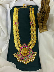 Jadau Lakshmi Pendant Kaasu Haram -KH00383