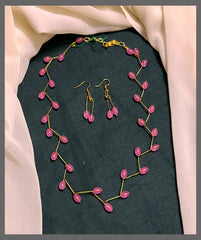 Zig Zag Pearl Necklace - PB00382