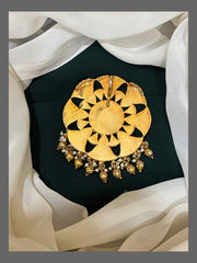 Multi Color Pendent in kundan - KP0075