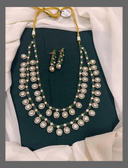 Double Layer Emerlad and White Stone Haram in Victorian - VH0058