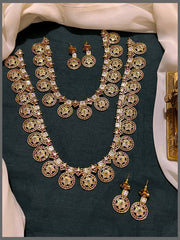 Star Butto Malla with Multi colour Bridal Set  in Nakshi - BR0055