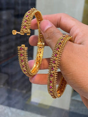 Nakshi Kempu Bangles - BG003