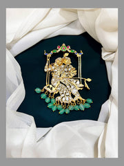 Mozonite Radha Krishna Pendant - KP0099