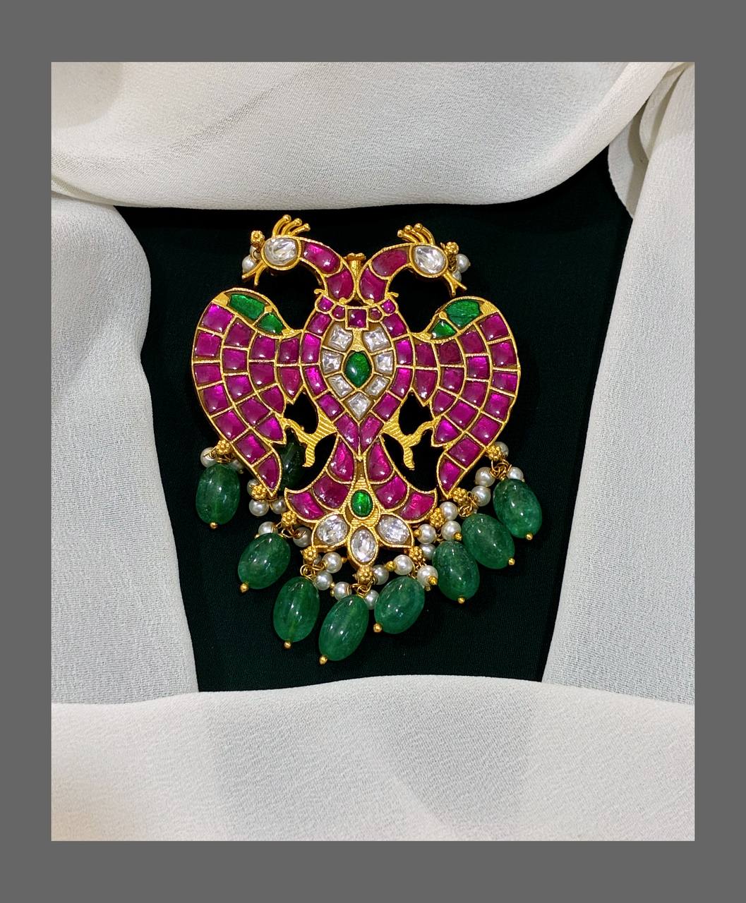 Gandaberunda Pendant Gold Replica - KP0097