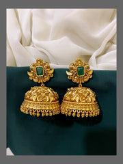 Nakshi Temple Jhumkis - NE0016