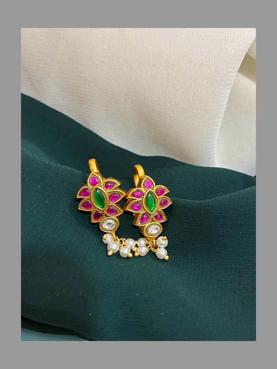 jadau Bugadi with Pearls - BU0067