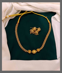 Beautiful  Nakshi Ball Necklace - NN00263