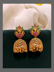 Beautiful Multi Peacock In Nakshi NE00364