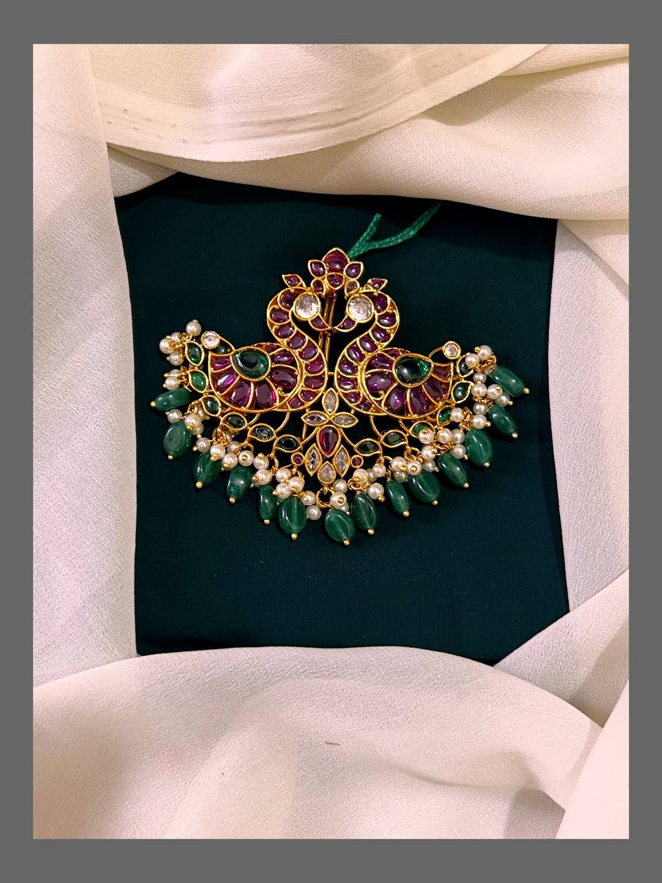 Beautiful Double Swan Jada Billa - HA0062