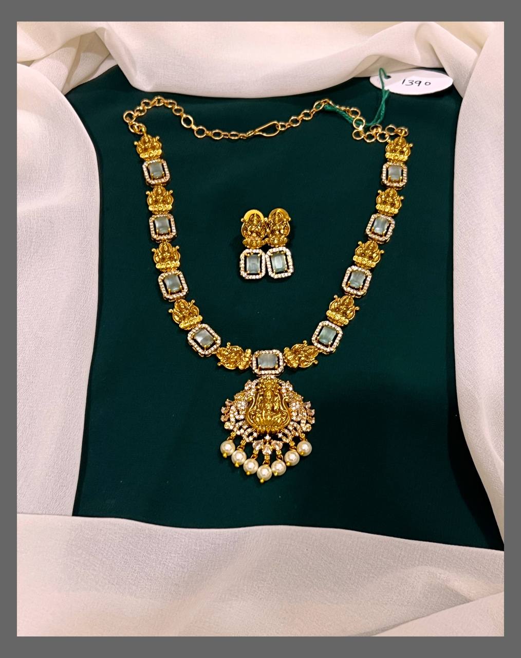 Beautiful Lakshmi Necklace In Nakshi - NN00276